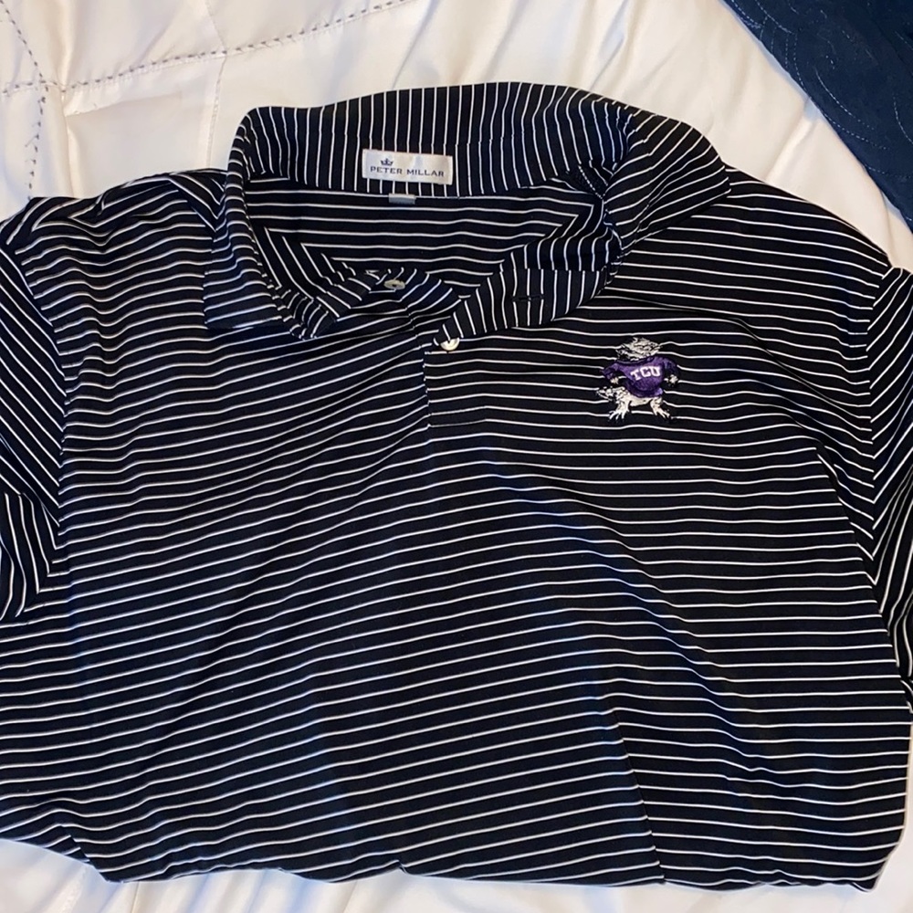 Peter millar tcu polo